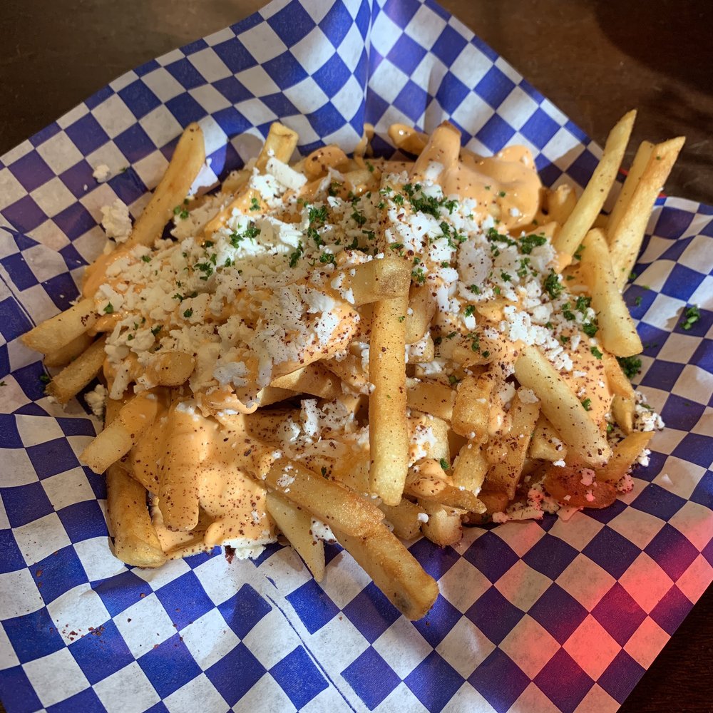 Gyro 2 Go - Large spicy garlic fries - Mediterranean Near Me - Beaverton, Oregon