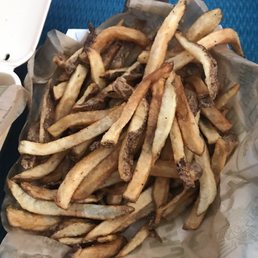 Fries with ZERO seasoning.....not what we ordered.
