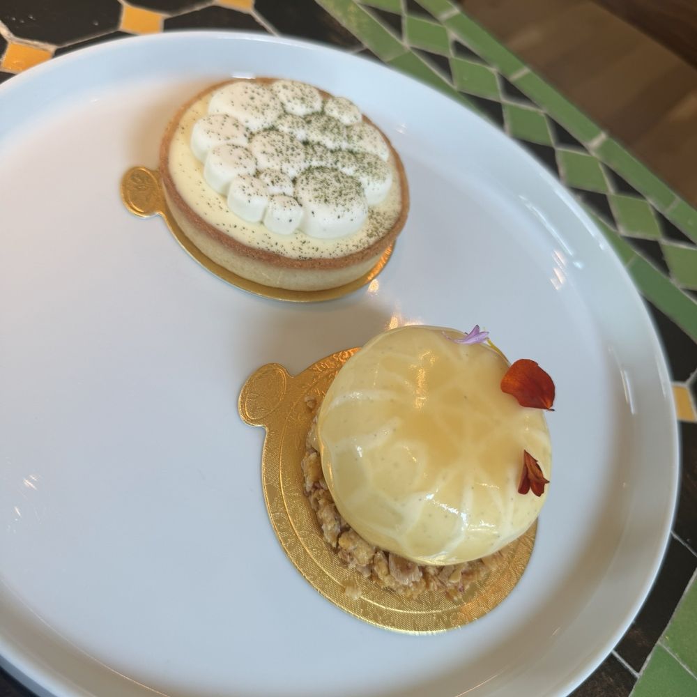 Warda - Lemon basil tarte and Mishmish - Coffee & Tea Near Me - Detroit, Michigan