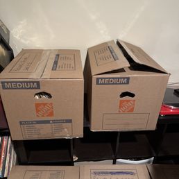 Boxes placed by Nick and Alex (I opened the one on the right)