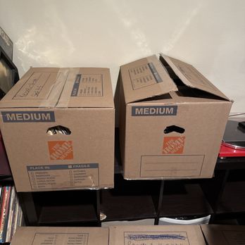 Adept Moving - Boxes placed by Nick and Alex (I opened the one on the right) - Movers Near Me - Los Angeles, California