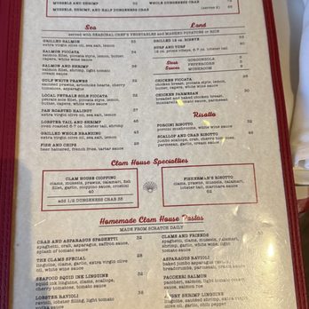 The Old Clam House - Menu - Seafood Near Me - San Francisco, California The Old Clam House - Menu - Seafood Near Me - San Francisco, California