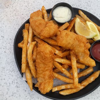 Ballast Point Brewing Long Beach - Fish and chips. The fries were amazing. - Breweries Near Me - Long Beach, California