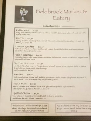 Menu photo 2 Fieldbrook Country Kitchen Fieldbrook, CA Menu photo 2 Fieldbrook Country Kitchen Fieldbrook, CA