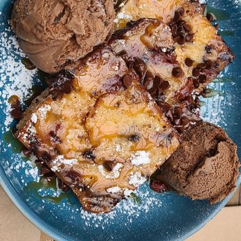 Spark Pizza - Bread Pudding w Caramel - Pizza Near Me - Redmond, Washington Spark Pizza - Bread Pudding w Caramel - Pizza Near Me - Redmond, Washington