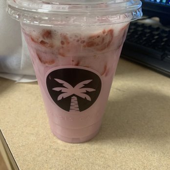 Oasis Cafe - Pink Dragonfruit, small 16oz. It's delicious! - Bakeries Near Me - New York, New York Oasis Cafe - Pink Dragonfruit, small 16oz. It's delicious! - Bakeries Near Me - New York, New York
