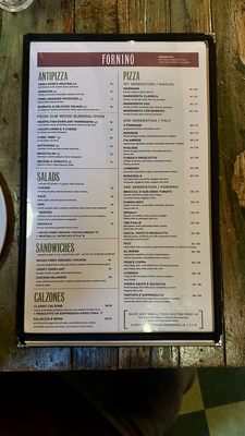 Menu photo 3 Fornino- Greenpoint Brooklyn, NY Menu photo 3 Fornino- Greenpoint Brooklyn, NY