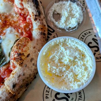DeSano Pizzeria Napoletana - Garlic Butter next to Pizza - Pizza Near Me - Austin, Texas DeSano Pizzeria Napoletana - Garlic Butter next to Pizza - Pizza Near Me - Austin, Texas