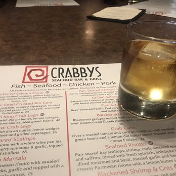Crabby's Seafood Bar & Grill - Double Jameson on a Rock - Seafood Near Me - Rogers, Arkansas