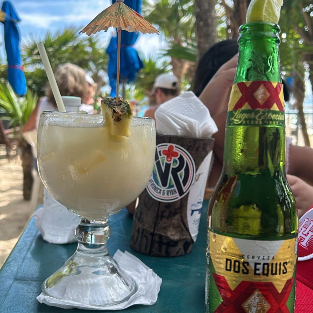 Coconuts Bar & Grill - Can't go wrong with this combo, $4 beer and $14 pina colada (imo pricey) - Bars Near Me - Cozumel, ROO Coconuts Bar & Grill - Can't go wrong with this combo, $4 beer and $14 pina colada (imo pricey) - Bars Near Me - Cozumel, ROO