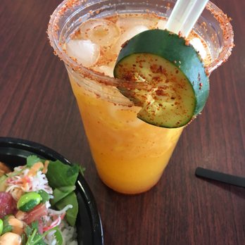 Ahi Poke - Chili lemonade with mango - Poke Near Me - Santee, California