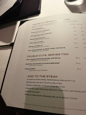 Menu photo 8 SW Steakhouse Las Vegas, NV Menu photo 8 SW Steakhouse Las Vegas, NV