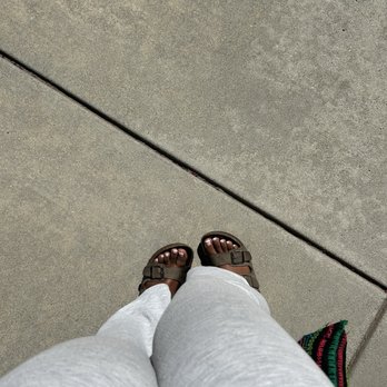 GG Nails spa - super cute french tip pedicure - Nail Salons Near Me - Elk Grove, California