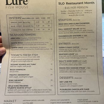Lure Fish House - Seafood Near Me - San Luis Obispo, California Lure Fish House - Seafood Near Me - San Luis Obispo, California