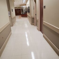 GI lab is on the ground floor which is downstairs from the first floor