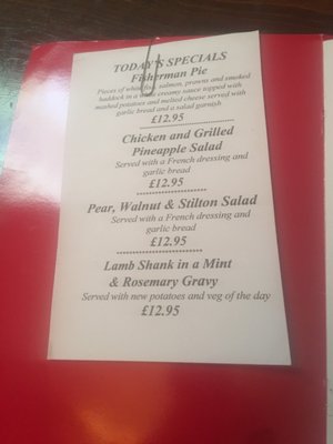 Menu photo 2 Sam Wellers Bath, BAS Menu photo 2 Sam Wellers Bath, BAS