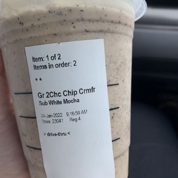 Starbucks - No cookie crumble and there is mocha in it - Coffee & Tea Near Me - St Robert, Missouri Starbucks - No cookie crumble and there is mocha in it - Coffee & Tea Near Me - St Robert, Missouri