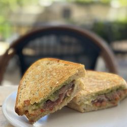 Brass Bird Coffee - Prosciutto panini