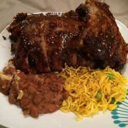 Cha-Chi's Mexican Cantina - Ribs, take away and then haphazardly plated by me. This gigantic feast only set me back $15 (as at 6.1.16)!