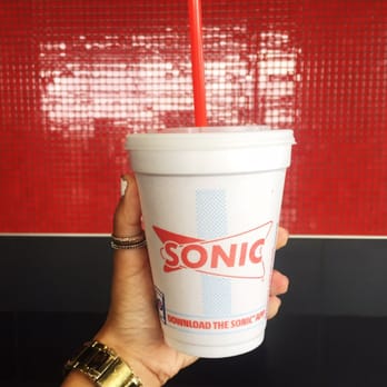 Sonic Drive-In - Small watermelon slush (just go for that medium or large, this is tiny) - Burgers Near Me - San Diego, California