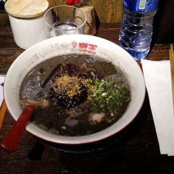 豚王 - Squid ink broth ramen. - Ramen Near Me - Hong Kong, HK 豚王 - Squid ink broth ramen. - Ramen Near Me - Hong Kong, HK