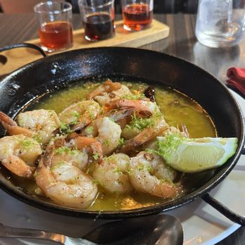 Nunos Bistro & Bar - Garlic shrimp appetizer - Modern European Near Me - Upland, California Nunos Bistro & Bar - Garlic shrimp appetizer - Modern European Near Me - Upland, California