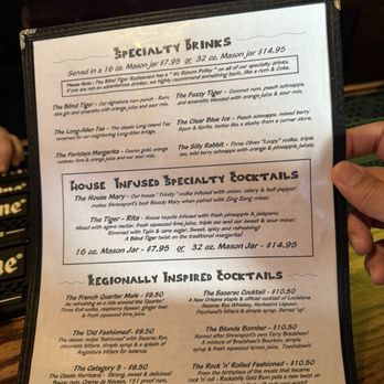 Blind Tiger - Menu 2 - Cajun/Creole Near Me - Shreveport, Louisiana Blind Tiger - Menu 2 - Cajun/Creole Near Me - Shreveport, Louisiana