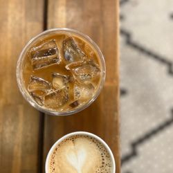 Variety Coffee Roasters - Ice latte and cappuccino