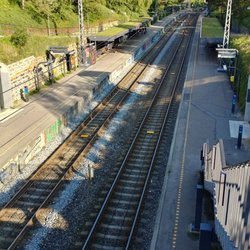 Emdrup Station - Looking down at Emdrug Station
