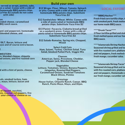 Saylor Ashton's Sunrise Grill - Lunch Menu
