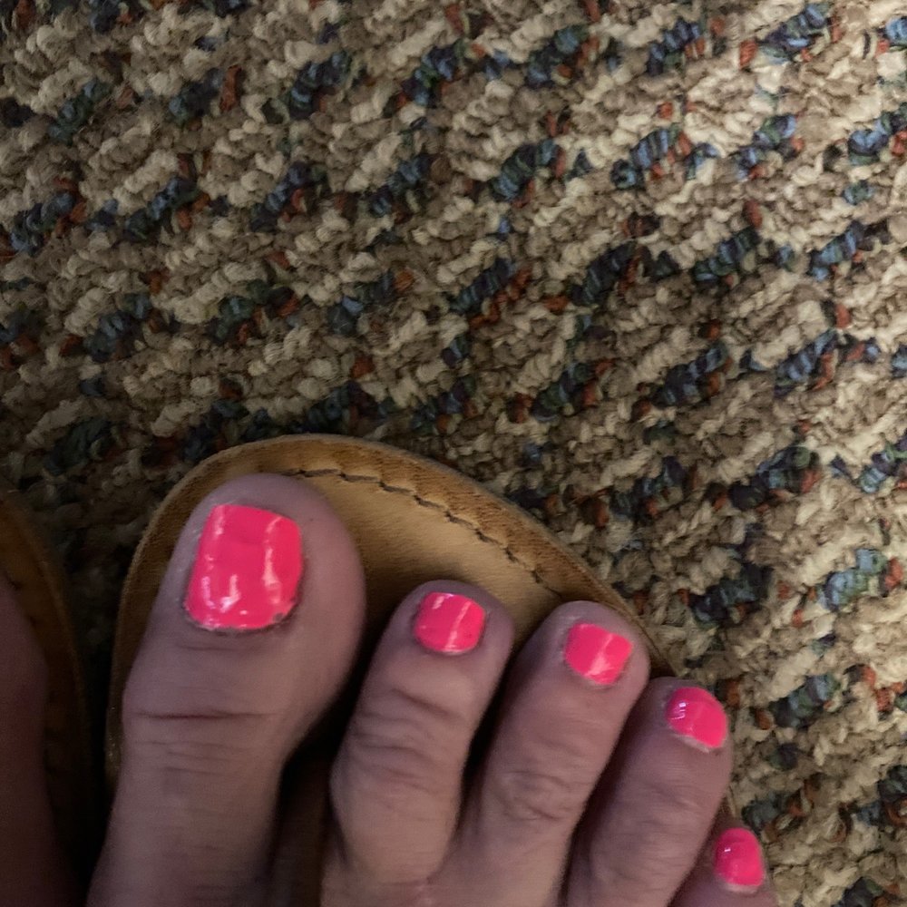 Resort Nails and Spa - Pedicure done yesterday looks like my child painted them - Nail Salons Near Me - Coppell, Texas Resort Nails and Spa - Pedicure done yesterday looks like my child painted them - Nail Salons Near Me - Coppell, Texas
