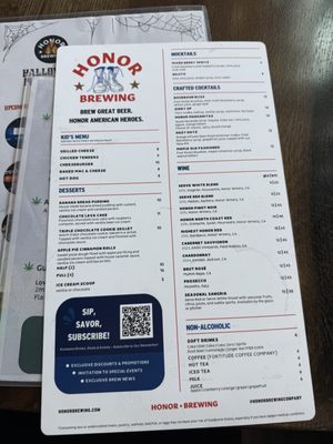 Menu photo 2 Honor Brewing Sterling, VA
