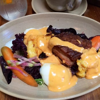 Terrain - Pork Belly Eggs Benedict - sadly it was really bland - Nurseries & Gardening Near Me - Glen Mills, Pennsylvania