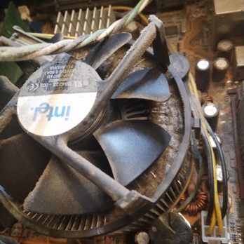 Greene Computer - A clogged CPU fan (before I cleaned it!). - IT Services & Computer Repair Near Me - Sutter Creek, California