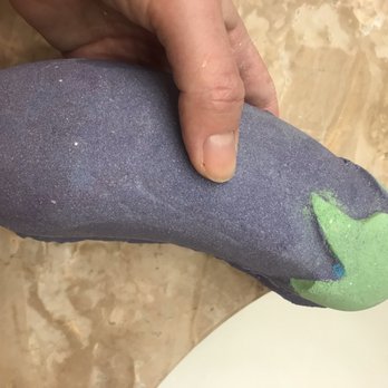 LUSH - Big Eggplant Bath Bomb - Cosmetics & Beauty Supply Near Me - New York, New York