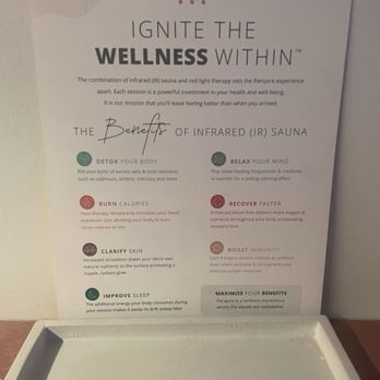 Perspire Sauna Studio - Cherry Hills - Different benefits - Saunas Near Me - Denver, Colorado