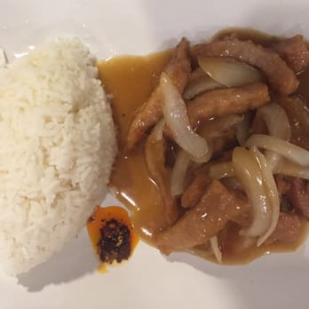 Yummy Cafe - Onion pork chop--totally different than the last time I came (doesn't taste as good and is pretty stingy, like half the amt before) - Chinese Near Me - Sacramento, California