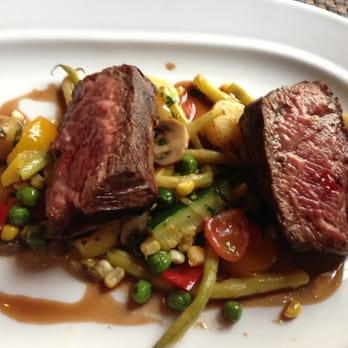 Vermilion - Sirloin bavette over veggies - New American Near Me - Alexandria, Virginia Vermilion - Sirloin bavette over veggies - New American Near Me - Alexandria, Virginia
