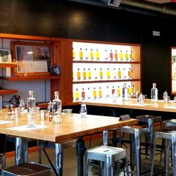 Westland Distillery - Last part of the tour: the tasting room.