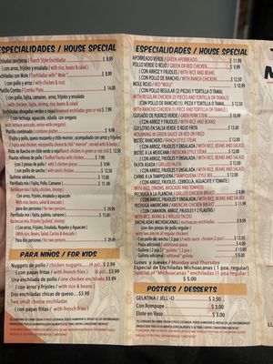 Menu photo 1 Taqueria Michoacan Houston, TX Menu photo 1 Taqueria Michoacan Houston, TX