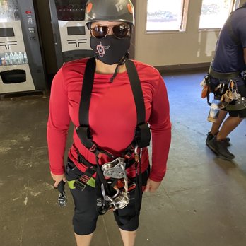 JungleQui Zip Line Park - Me ready to go - Ziplining Near Me - Rio Grande, Puerto Rico