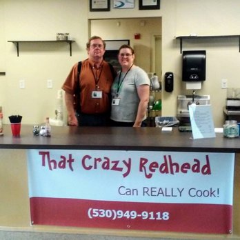 That Crazy Redhead - a man and a woman standing behind a counter - Cafes Near Me - Round Mountain, California That Crazy Redhead - a man and a woman standing behind a counter - Cafes Near Me - Round Mountain, California