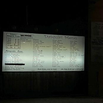 Daiquiri Station - a menu on the wall - Dive Bars Near Me - Leesville, Louisiana Daiquiri Station - a menu on the wall - Dive Bars Near Me - Leesville, Louisiana