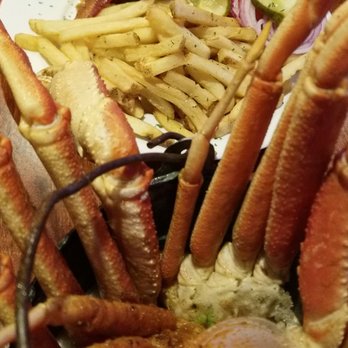 Spondivits - The snow crab bucket and the Spondivits burger. Both amazing! - Seafood Near Me - East Point, Georgia Spondivits - The snow crab bucket and the Spondivits burger. Both amazing! - Seafood Near Me - East Point, Georgia