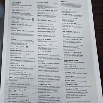 Parrando's Tex-Mex Grill - Menu - Tex-Mex Near Me - Ashburn, Virginia