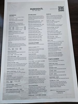 Menu photo 2 Parrando's Tex-Mex Grill Ashburn, VA