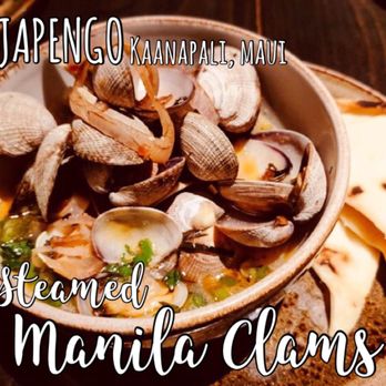 Japengo - Steamed Manila Clams - Asian Fusion Near Me - Lahaina, Hawaii Japengo - Steamed Manila Clams - Asian Fusion Near Me - Lahaina, Hawaii