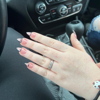 Adore Nail Spa - The "long"nails they upcharged her for! - Nail Salons Near Me - Riverton, Utah