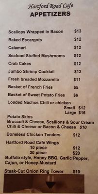 Menu photo 3 Hartford Road Cafe Manchester, CT Menu photo 3 Hartford Road Cafe Manchester, CT