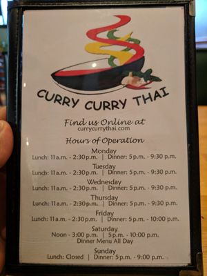 Menu photo 4 Curry Curry Thai Smyrna, GA Menu photo 4 Curry Curry Thai Smyrna, GA